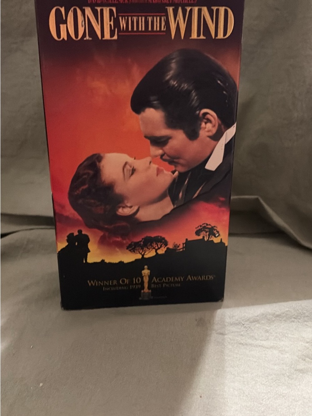 Vintage Gone With The Wind VHS Movie Set - Red & Black Cover